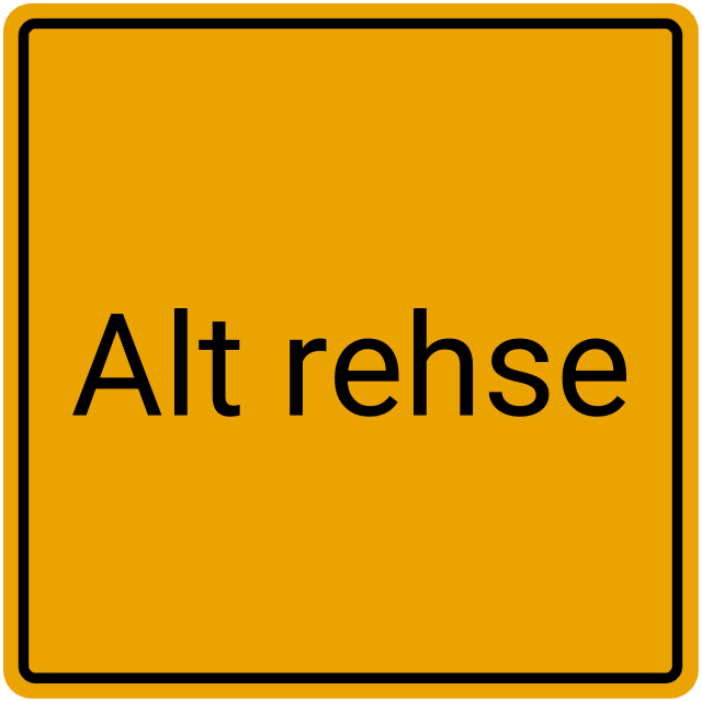 Meldebestätigung Alt Rehse